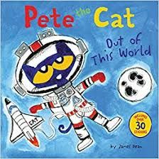 Pete the Cat in outer space