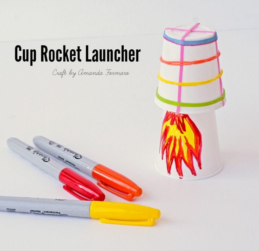 cup rocket launcher