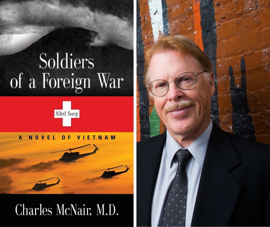 book cover and photo of charles mcnair