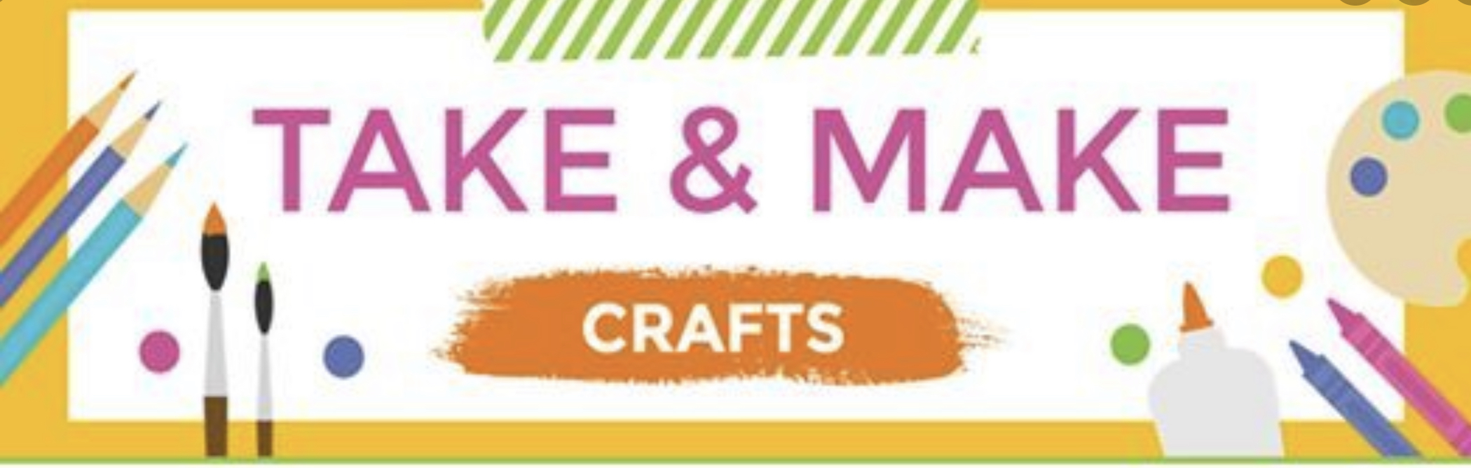 Take & Make craft sign
