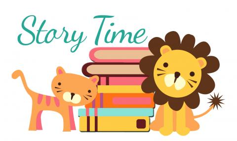Graphic depicting storytime